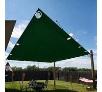 Voile d'ombrage 300 x 525 cm Protection UV, Anti-Déchirure, Coupe-Vent, Imperméable Filet Résistant pour Serre, Filet Rectangle avec Cordes pour Jardin, Terrasse, Balcon, Vert Foncé