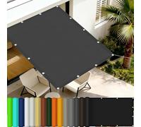 Voile d'ombrage 310x380cm Ombrage, UV Protection 98%, Résistant, Ventpour Toile Parasol Pare Soleil Plusieurs Tailles et Coloris pour Jardin, Terrasse, Balcon, Extérieur, Gris Foncé