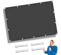 Voile d'ombrage 310x380cm Ombrage, UV Protection 98%, Résistant, Ventpour Voiles Rectangulaire Bâche Plusieurs Tailles et Coloris pour Jardin, Terrasse, Balcon, Extérieur, Gris Foncé
