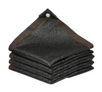 Voile d'ombrage 3x3m Bache pour Pergola Toile d'ombrage Ajourée 3x4 Beige Filet Anti Chaleur Filet Anti Feuille Piscine Coupe Vent,black-4x7m