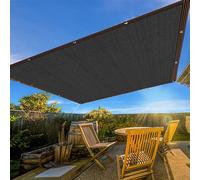 Voile d'ombrage 3x3M Carré, Filet d'ombrage avec oeillets Noir Filet d'ombre Respirant 95% Filet de protection solaire pour serre Jardin Balcon Terrasse