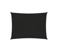 Vidaxl Voile D'ombrage 160 G/M² Noir 3x4 M Pehd Noir