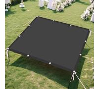 Voile d'ombrage 4.5 x 8 m Coupe Ventpour La Couverture Bache Ombrages avec Oeillets Cordons pour Patio Jardin, Terrasse, Extérieur, Balcon, Gris Foncé