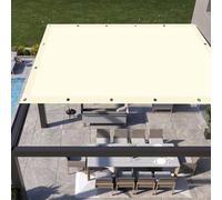 Voile d'ombrage 40 x 415 cm Multi Couleur et Taille Imperméable Toile Ombrage UV Protection pour Jardin Terrasse Balcon Patio Extérieur, Ivoire