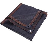 Voile d'ombrage 4x3 Blanc Bache pour Pergola Toile pour Pergola Voile Solaire Filet d'ombrage pour La Couverture Végétale/Serre/Jardin/Pergola,black-5x7m