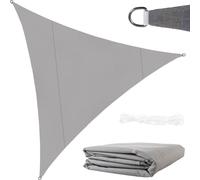 Voile d'ombrage 4x4x4m - gris Gardlov 23141