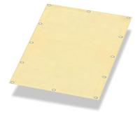 Voile d'ombrage 500x560cm/5x5.6m Jaune Sable Voiles Ombrages Imperméable Rectangulaire,Toile Solaire Imperméable en PES,Filet D'ombrage Rectangle,Résistant aux UV avec Oeillets Cordons pour Patio