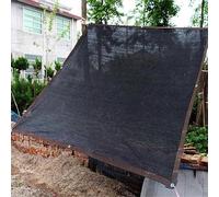 Voile d'ombrage 5x5 Imperméable Filet Ombrage Toile Ombrage Extérieur 3x3 Imperméable L'air Peut circuler vers et vers Le Bas - sans perçage,black-3x6m