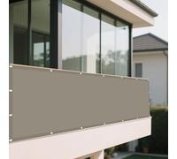 Voile d'ombrage 70 x 320 cm Imperméable PES Protection 98% UV Filet Protection Solaire avec Oeillets pour Potager Serre Terrasse Patio Jardin, Kaki