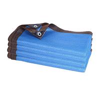 Voile D'Ombrage,75% Filet D'Ombrage Carport Jardin DéCoration Vie PrivéE Couverture VéGéTale Net Terrasse éCran Toile,pour Couvre Piscine Balcon Voiture Bleu (4mx4m/13.1ftx13.1ft)