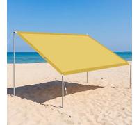 Voile d'ombrage 80 x 185 cm Multi Couleur et Taille Rectangulaire Imperméable Toile d'ombrage Protection UV pour Jardin Terrasse Camping Sable, Jaune Sable