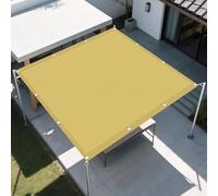 Voile d'ombrage 80 x 350 cm Anti UV Polyester Imperméable Ombrage Toiles D'Ombrages avec Oeillets Cordons pour en Plein Air, Jardin & Terrasse, Couleur Crème