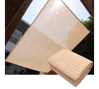Voile d'ombrage 90% Beige avec œillets for pergola, Protection Solaire et Brise-Vue for Jardin, Plantes et Serre 1-6m--2-20m(4x20m/13.12x65.62ft)