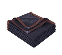 Voile D'Ombrage 95% Noir avec Œillets pour Serre et Parking, Filet de Protection Solaire pour Jardin Cour et Chenil, Maille Respirante Anti-UV 2x3.0m 2x4.0m 2x5.0m 3X5.0m 3X6.0m(6x8.0m/19.7x26ft)