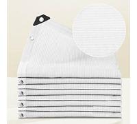 Voile d'ombrage à 92 % pour plantes, terrasses, serres et balcons - Blanc - 10 x 7 m - Protection du jardin