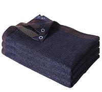 Voile d'ombrage à angle droit de 2 m et 3 m pour porche, serre, pergola, jardin, noir, 3 x 3 m