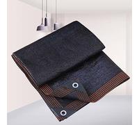 Voile d'ombrage à angle droit en maille renforcée pour jardin, pergola, plantes, balcon, cour, noir, 5 x 5 m