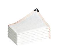 Voile d'ombrage anti-UV à 60 % d'ombrage en polyéthylène haute densité épais, coupe-vent, résistant à la chaleur, résistant aux déchirures pour serre, légumes, lits surélevés, animaux domestiques (2 x