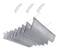 Voile D'Ombrage Auvent Imperméable Résistant Rétractable Avec Protection UV | Ombrage Solaire Pour Extérieur Plage Porche Terrasse Dehors Jardin Cour Piscine