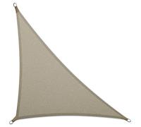 Voile d'ombrage avec kit de fixation | pour jardin, balcon et terrasse | imperméable et respirant | grand choix de formes, tailles et couleurs | Triangle gris 3,6x3,6x5,1 m + 3x kit de montage