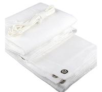 Voile d'ombrage blanc personnalisé pour balcon et jardin - Auvent d'extérieur pour abri d'auto en tissu de protection UV pour terrasse, pavillon, Toldo Vela, abri d'extérieur polyvalent.