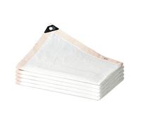 Voile d'ombrage blanche pour pergola, 3 x 6 m, protection UV, isolation thermique et rafraîchissante pour serre, abri de jardin, stores d'extérieur