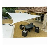 WERKA PRO Voile d'ombrage Blanche rectangulaire 3 x 4 m