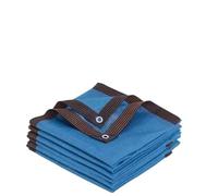 Voile d'ombrage bleu pour jardin, camping, terrasse et piscine, isolation thermique, protection UV, pare-soleil d'été pour fenêtres et balcons - 3 x 4 m