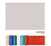 Voile d'ombrage Bord Droit 180 x 240 cm Protection Solaire Respirante en HDPE Voiles d'ombrage avec Oeillets et Cordons pour La Couverture Végétale Serre Pergola, Kaki