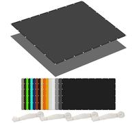 Voile d'ombrage Camouflage 1.3 x 2 m Protection Solaire Résistant à La Pluie Anti UV Auvent Anti-UV Résistant l'eau Polyester pour Extérieur Jardin Terrass Balcon, Gris Foncé