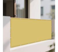 Voile d'ombrage Camouflage 1.5 x 2.2 m Pare-Soleil Jardin Balcon 100% Auvent de Terrasse Anti-Ultraviolets Résistant l'eau Polyester pour Jardin Patio Terrasse Camping, Couleur Crème