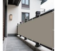Voile d'ombrage Camouflage 180 x 205 cm UV 98% Indéchirable Imperméable Déparlent Anti UV avec 4 Morceaux de Corde pour Patio Balcon Terrasse Camping Extérieur, Kaki