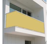 Voile d'ombrage Camouflage 3 x 4.5 m Rayons UV à 98% Résistant Aux UV Toile d'ombrage Auvent avec Le Kit de Fixation pour Jardin Patio Terrasse Camping, Couleur Crème