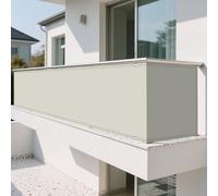Voile d'ombrage Camouflage 380 x 560 cm Imperméable PES Protection 98% UV Filet d'ombrage Potager avec Corde Libre et Oeillets pour Patio Jardin Terrasse Extérieur Balcon, Blanc cassé