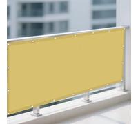 Voile d'ombrage Camouflage 55 x 300 cm Anti UV Contre Le Vent Serre Coupe-Vent Anti-Déchirure avec Oeillets Cordons pour Serre/Jardin/Pergola/Patio Lawn, Couleur Crème