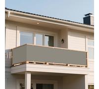 Voile d'ombrage Camouflage 60 x 340 cm Rayons UV à 98% Voile de Soleil avec Cordons pour La Couverture Végétale Serre Pergola, Taupe
