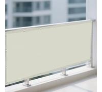 Voile d'ombrage Camouflage 95 x 700 cm Anti UV Contre Le Vent Serre Coupe-Vent Anti-Déchirure avec Oeillets Cordons pour Serre/Jardin/Pergola/Patio Lawn, Beige