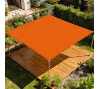 Voile d'ombrage Carré 1.2 x 3.8 m Imperméableanti Voile de Paresoleil Multi Couleur Taille Toiles pour Patio Balcon Jardin Terrasse Extérieur, Orange