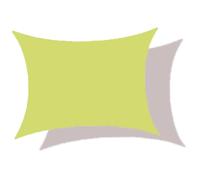 Voile d'ombrage carré 2,5 x 2,5 m - Perméable à l'eau - Pour balcon, terrasse, jardin, pergolas, trampolines et camping-cars - Protection UV