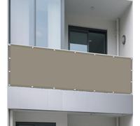 Voile d'ombrage Carré 2.5 x 4.5 m Polyester Antidéchirure Rectangulaire Imperméable Voile d'ombrage Respirant pour Patio Balcon Jardin Terrasse Extérieur, Taupe
