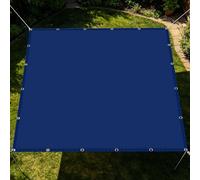 Voile d'ombrage Carré 2 x 4 m Toile Imperméable Voile Ombrage Multi Couleur Taille Toiles pour Patio Balcon Jardin Terrasse Extérieur, Bleu Foncé