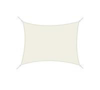 Outsunny Voile d'ombrage carrée 3x3m Toile ombrage extérieur Protection Anti-UV, pour Jardin terrasse extérieur Patio Piscine Balcon, crème