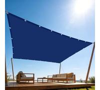 Voile d'ombrage Carré 360 x 400 cm Imperméableanti Bache Ombrages Exterieur Multi Couleur Taille Toiles Pourjardin, Terrasse, Balcon, Extérieur, Bleu Foncé