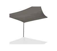 IDMarket - Voile d'ombrage carré 4x4 M Gris