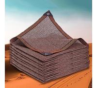 Voile D'Ombrage Carré Filet Dombrage Potager Filet D'Ombrage Brun Rideau pour Pergola,2x3m