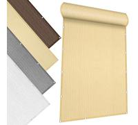 Voile d'ombrage Carrée 230 x 250 cm Rectangle, Protection des Rayons UV, Résistant, Voiles Ombrages Multi Couleur et Taille pour Patio Jardin Terrasse Extérieur Balcon, Couleur Crème