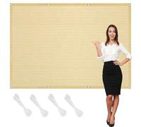 Voile d'ombrage Carrée 70 x 220 cm Rectangle, Protection des Rayons UV, Résistant, Voiles Ombrages Multi Couleur et Taille pour Patio Jardin Terrasse Extérieur Balcon, Couleur Crème