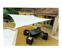 WERKA PRO Voile d'ombrage carrée Blanche 5 x 5 m