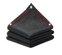 Voile d'ombrage colorée à 90% for clôture, écran de confidentialité à Rayures Multicolores avec œillets antirouille for pergola, Plantes, chenil for Chien, Serre(Noir,2 * 6m)