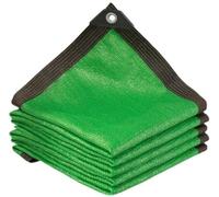 Voile d'ombrage colorée à 90% for clôture, écran de confidentialité à Rayures Multicolores avec œillets antirouille for pergola, Plantes, chenil for Chien, Serre(Green,3 * 5m)